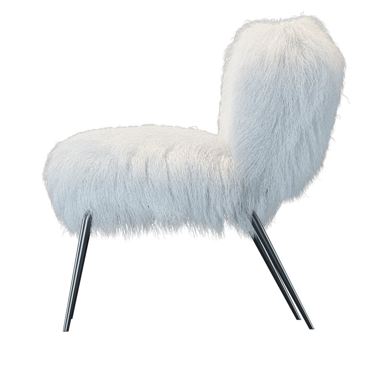 Chair Baxter Nepal fur 3D model CGTrader