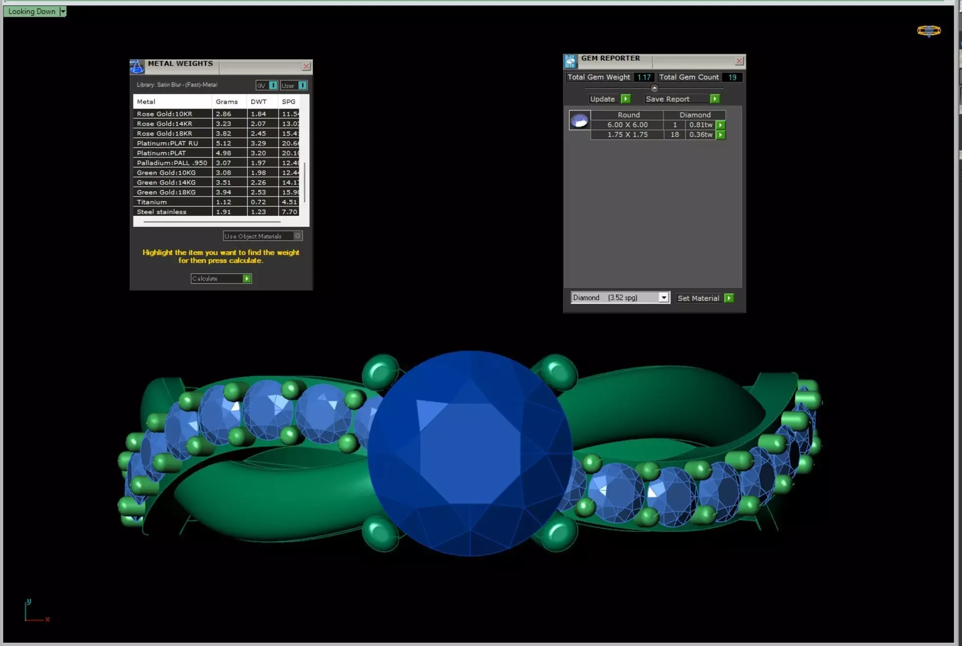 Twist Pave Engagement Solitaire CAD STL for Printing 3D print model_5