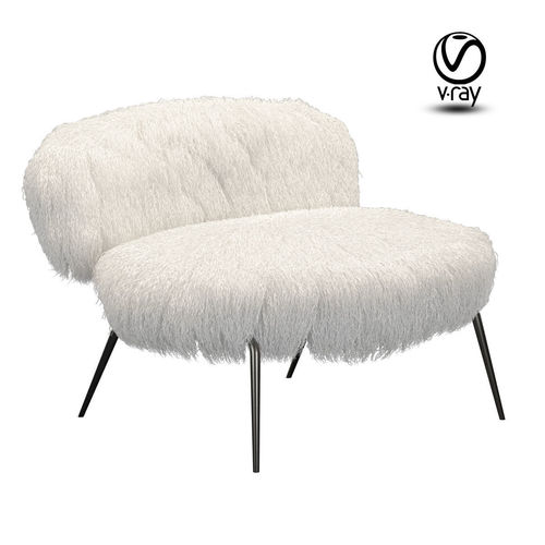 Armchair Mama Nepal Fur 3D model