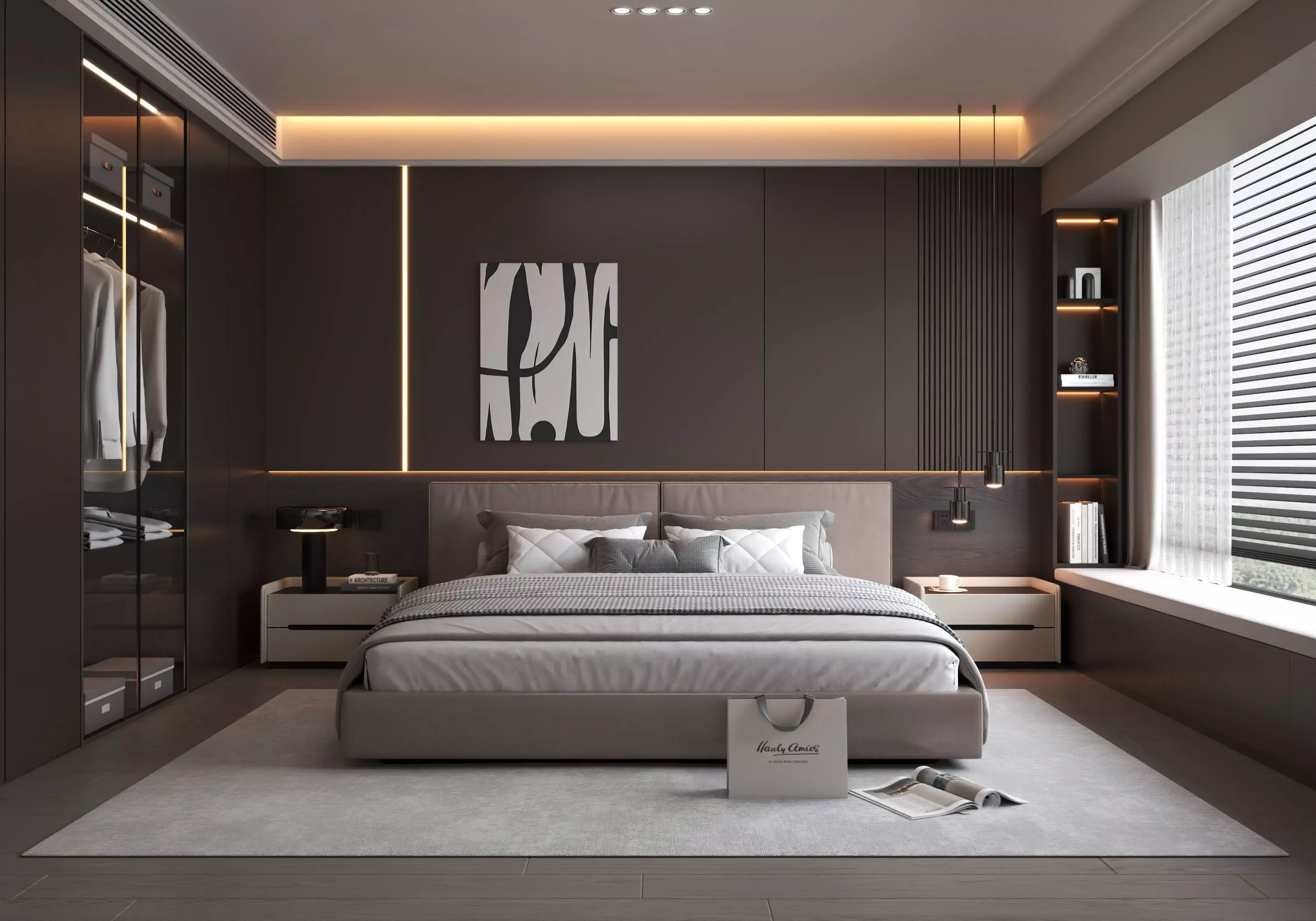 Bedroom interior 16 3D model