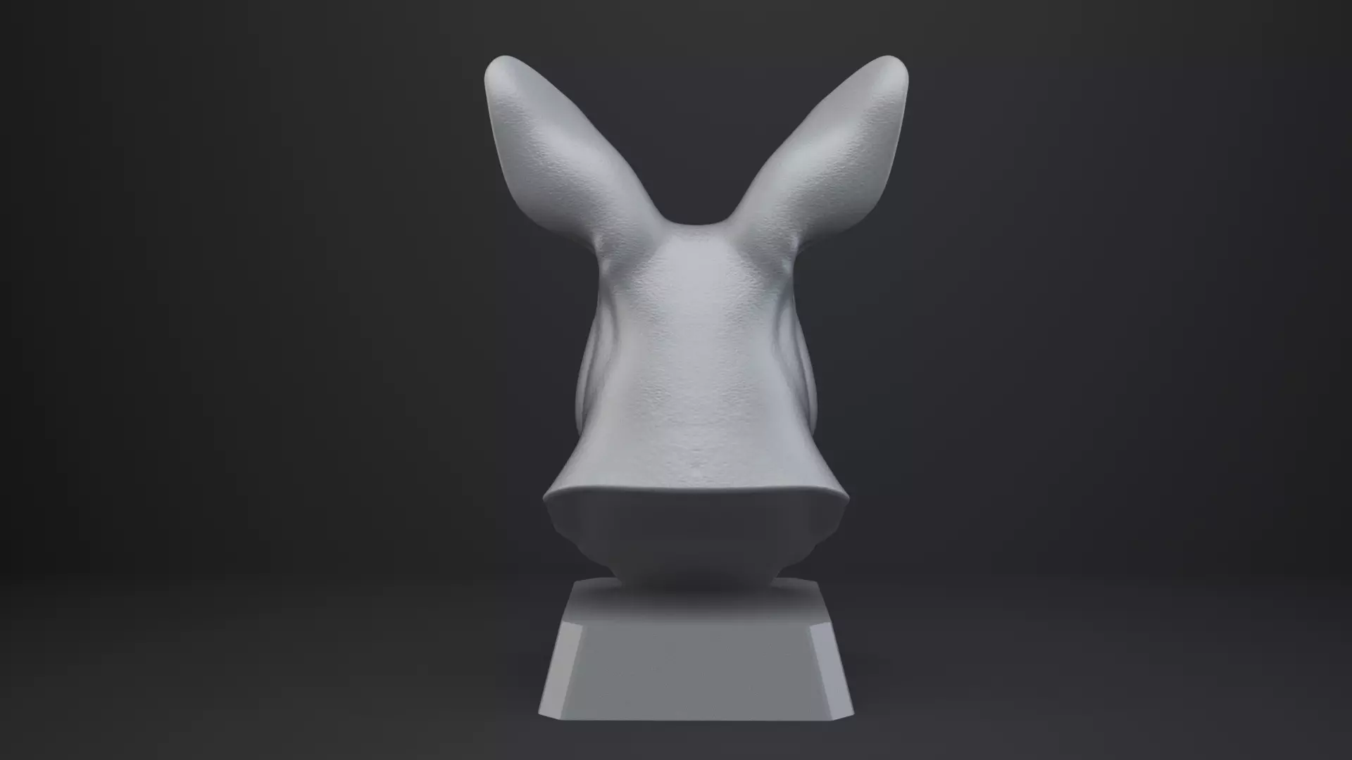 Kangaroo Bust - Animal Figurine 3D print model_5