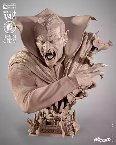 Wicked Marvel Dracula Portrait Bust