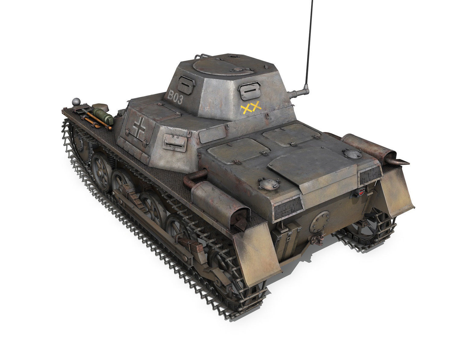 SDKFZ 265 - klPzBefWg - Ausf A - B03 3D model_4