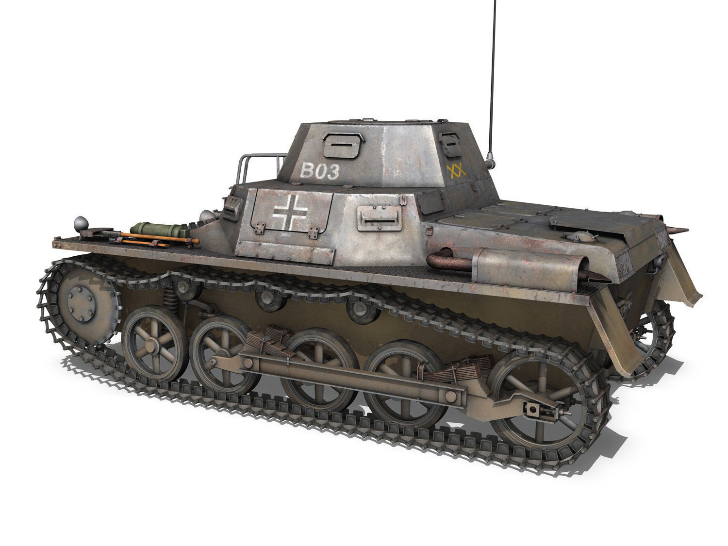 SDKFZ 265 - klPzBefWg - Ausf A - B03 3D model_3