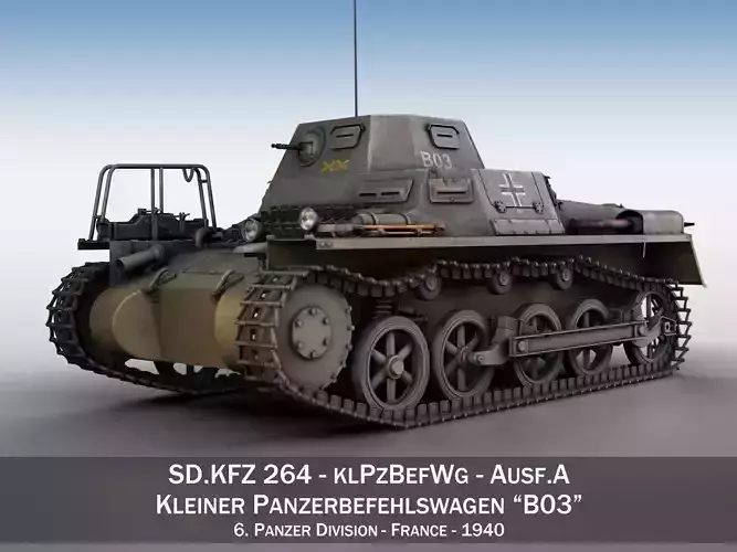SDKFZ 265 - klPzBefWg - Ausf A - B03
