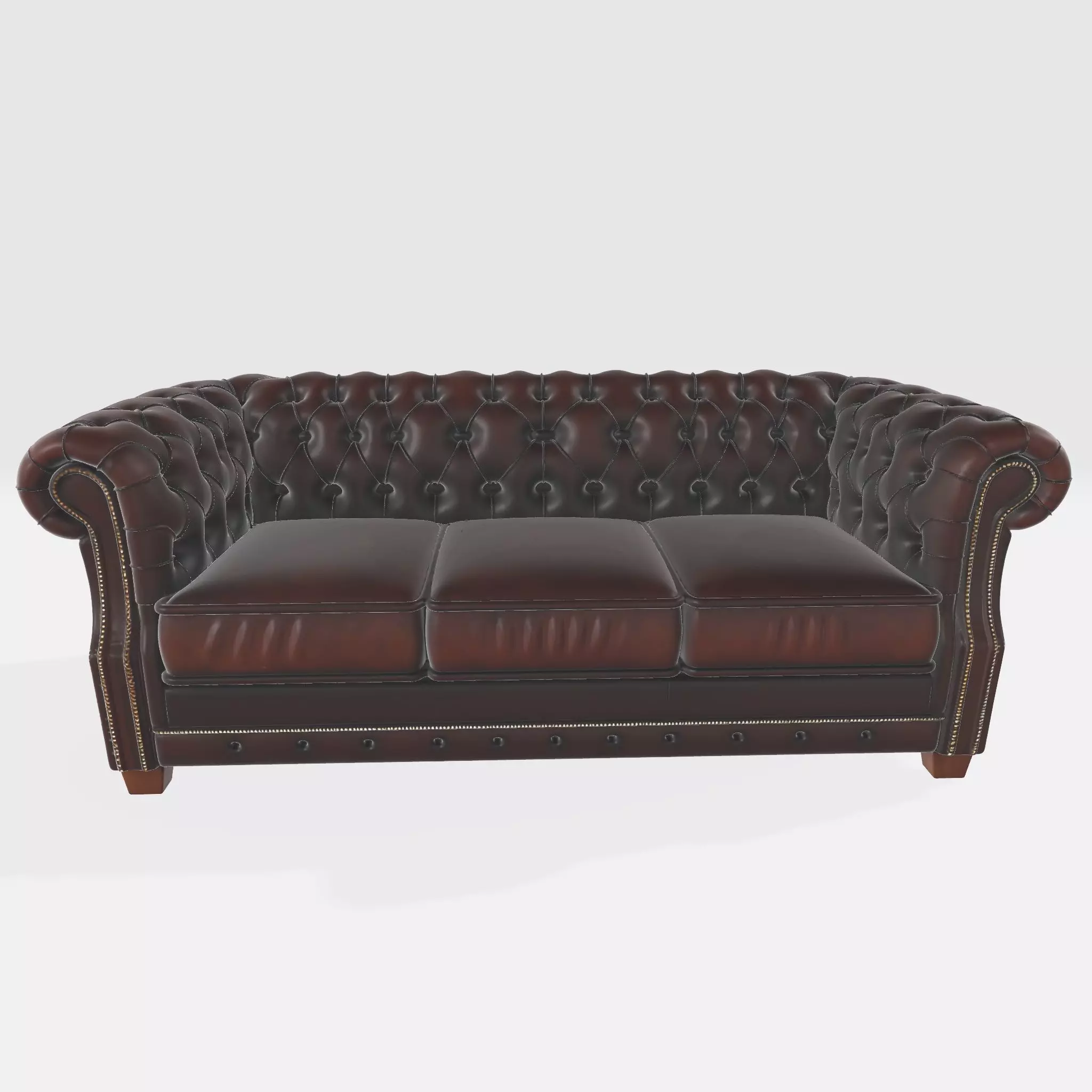 Sofa 34 Low-poly 3D model_0