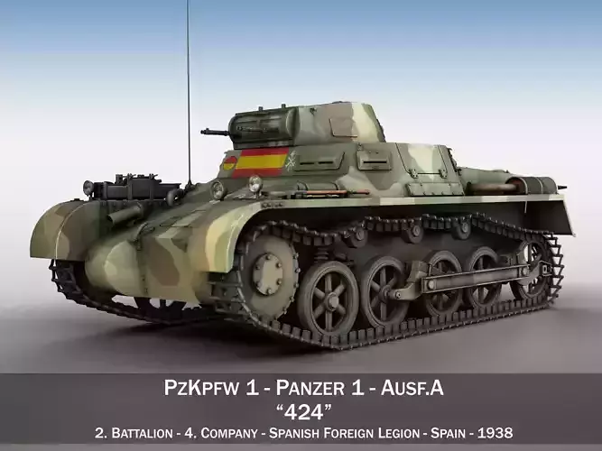 PzKpfw 1 - Panzer 1 - Ausf A - 424