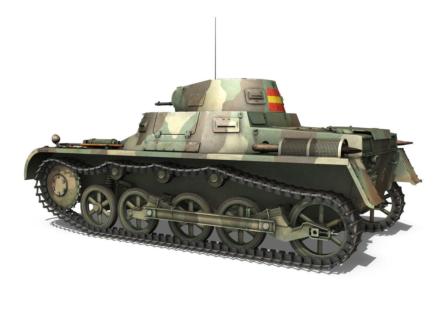 PzKpfw 1 - Panzer 1 - Ausf A  - G 3D model_3