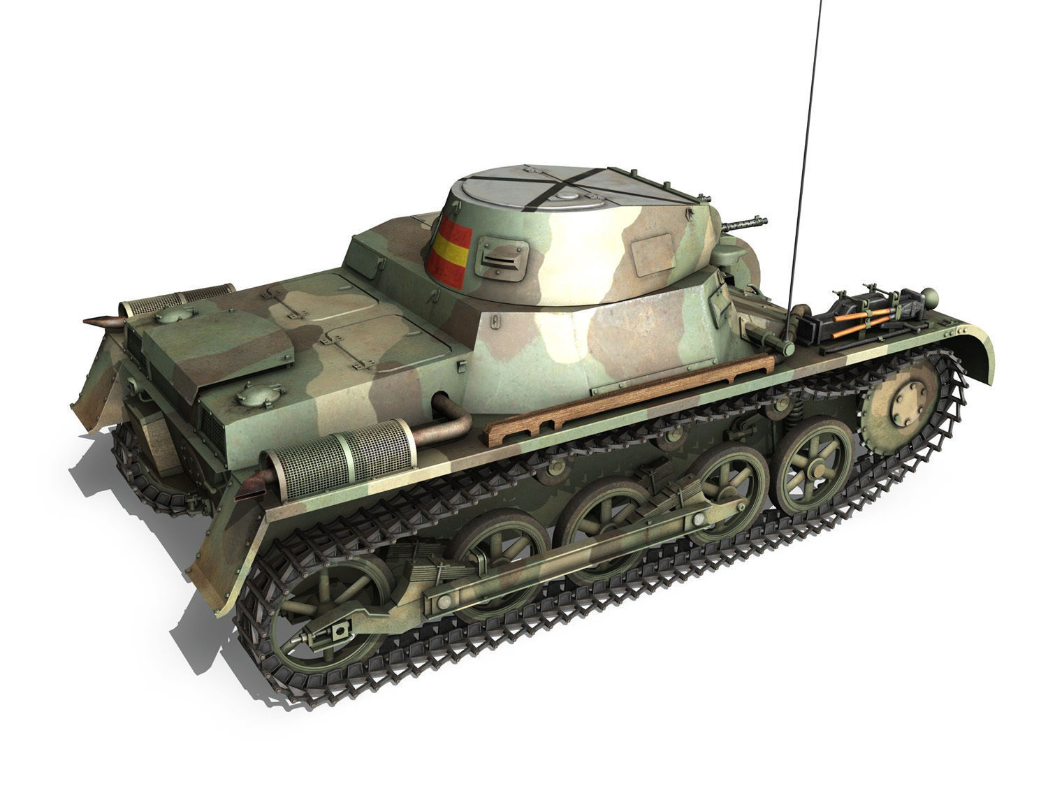 PzKpfw 1 - Panzer 1 - Ausf A  - G 3D model_5