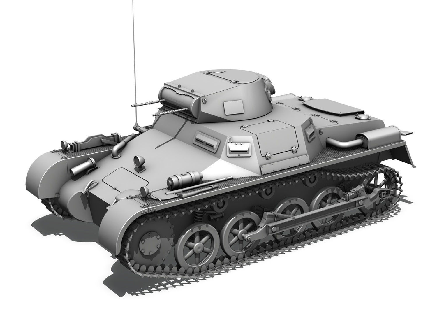 PzKpfw 1 - Panzer 1 - Ausf A  - G 3D model_10