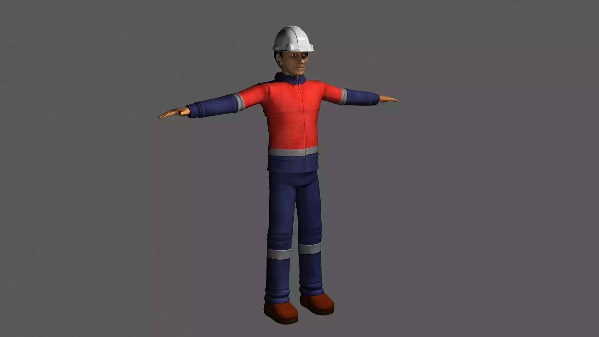 Male Worker 3D model