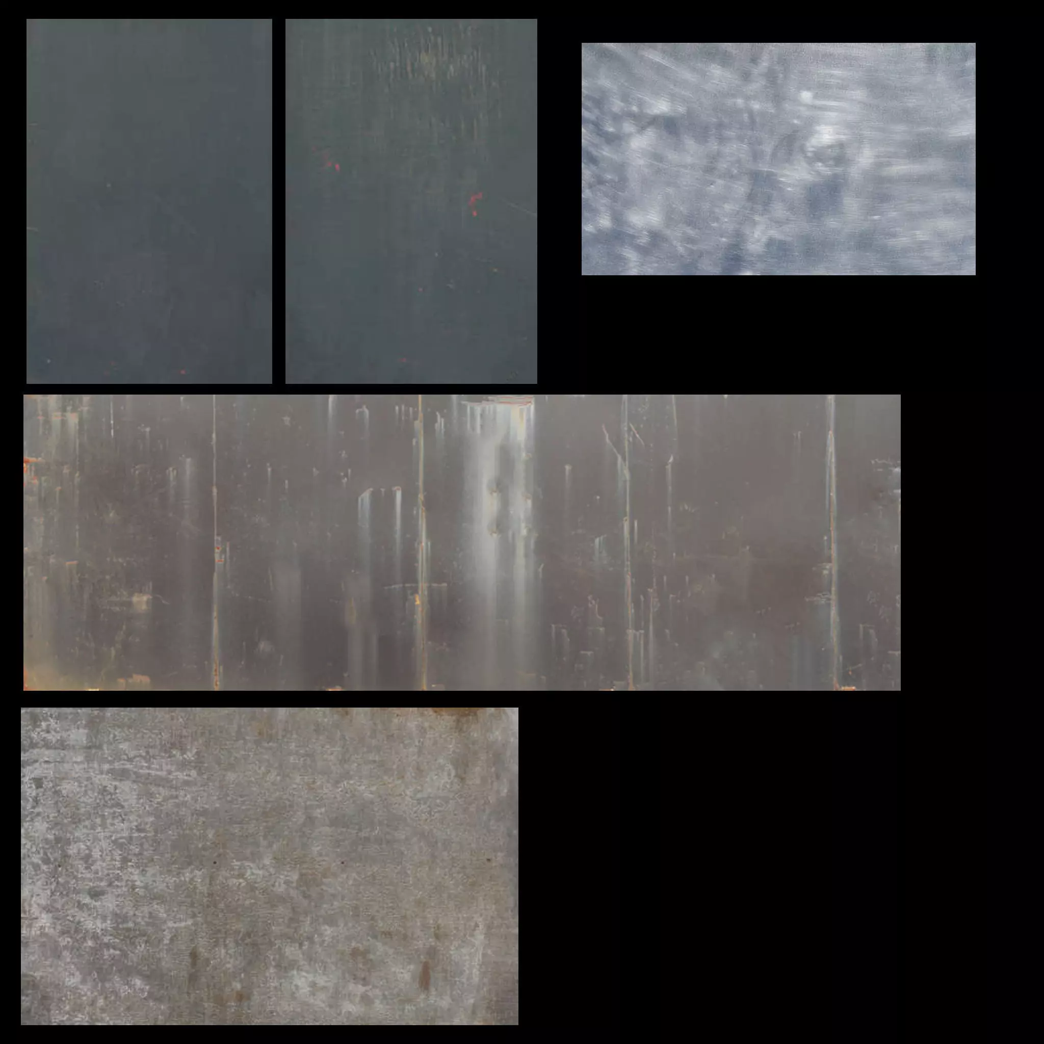 Old industrial gravel railcar 3D model_8