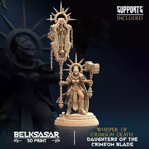 Paladin Whisper of Crimson Death 3D print model