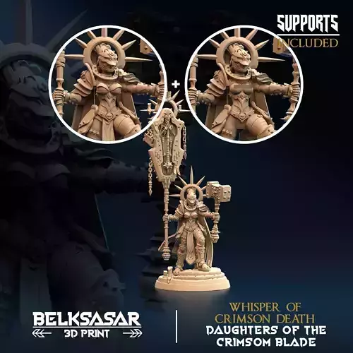 Paladin Whisper of Crimson Death Nude and Normal