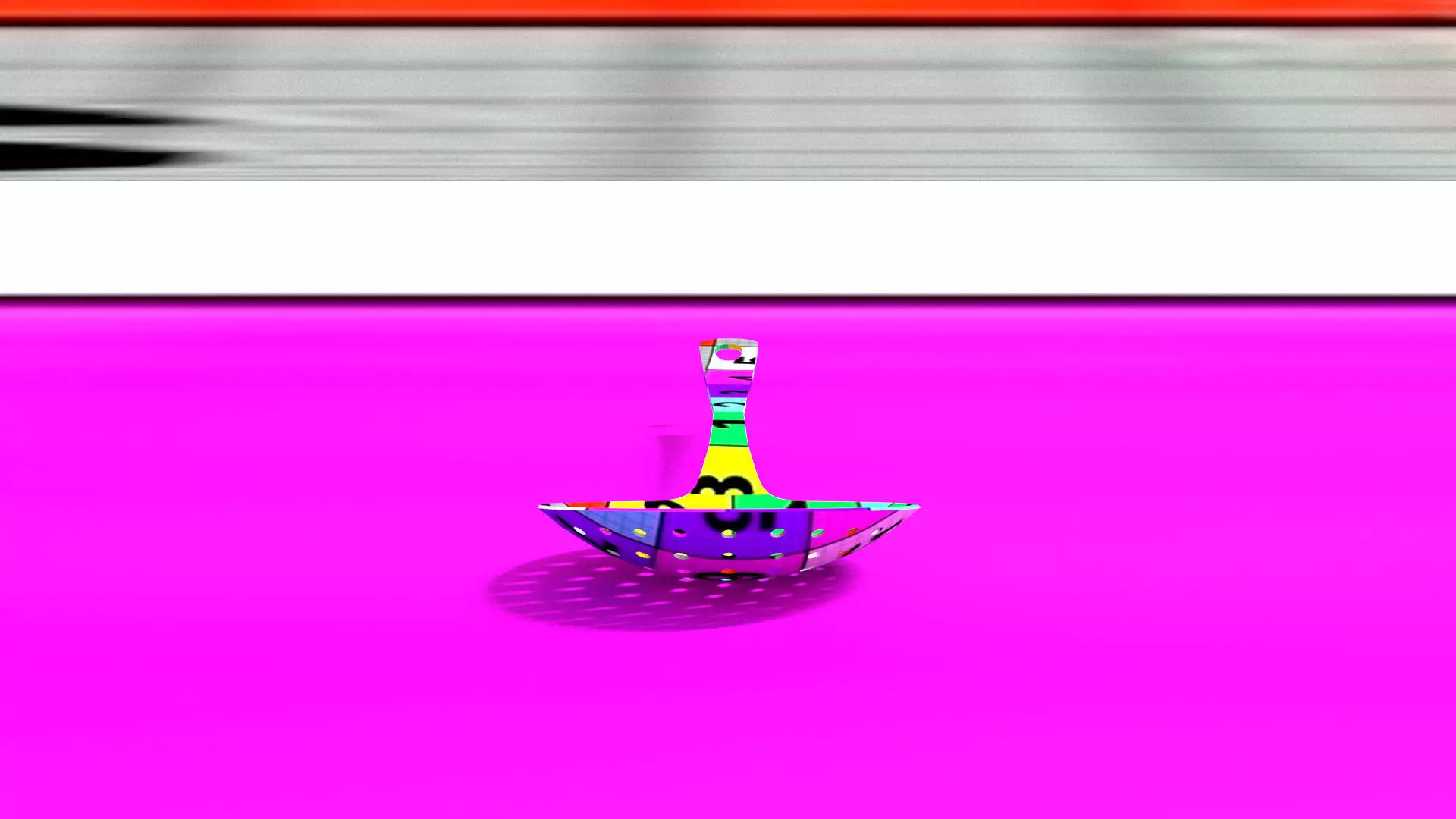 laos Draining Spoon Low-poly 3D model_10