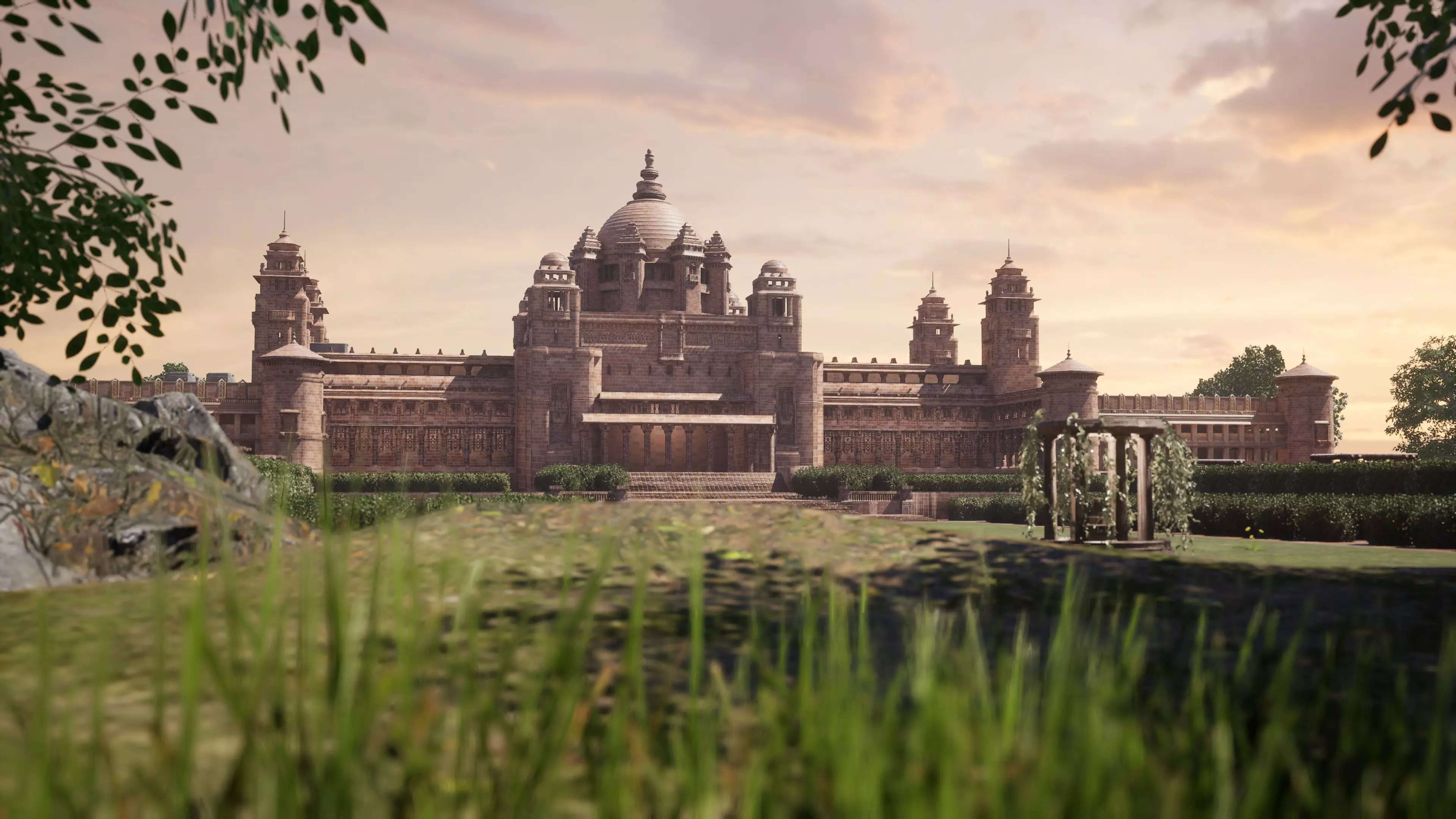 Umaid Bhawan Pales 3D model