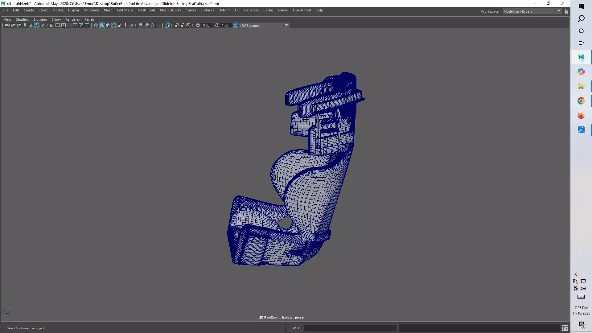 Ultra Shield VS Halo Full Containment Racing Seat 3D print model_12