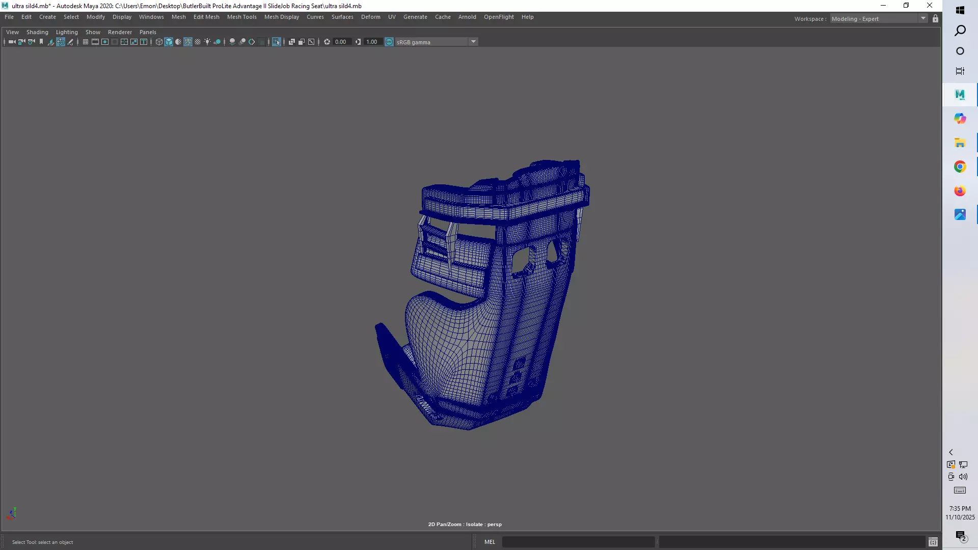 Ultra Shield VS Halo Full Containment Racing Seat 3D print model_13