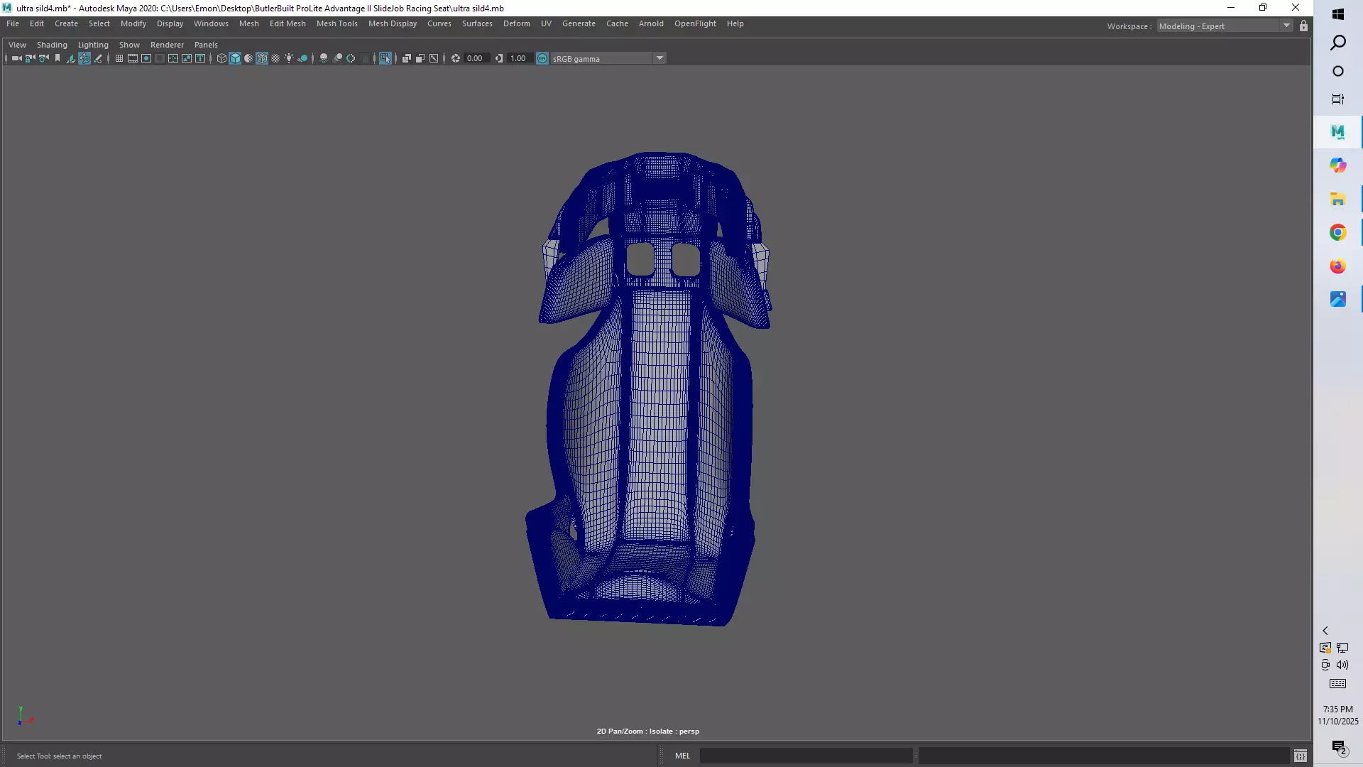 Ultra Shield VS Halo Full Containment Racing Seat 3D print model_11
