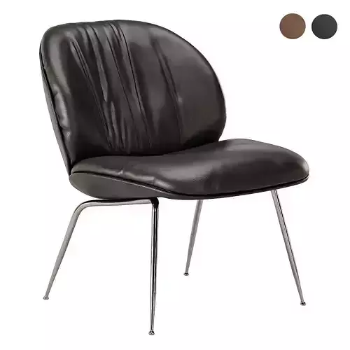 Beetle Soft Lounge Chair 3D model 4