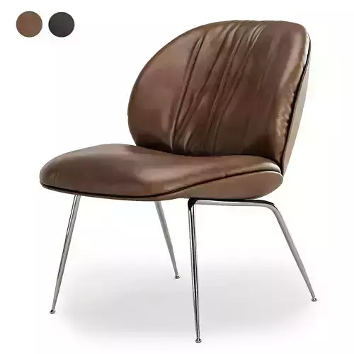Beetle Soft Lounge Chair 3D model 3