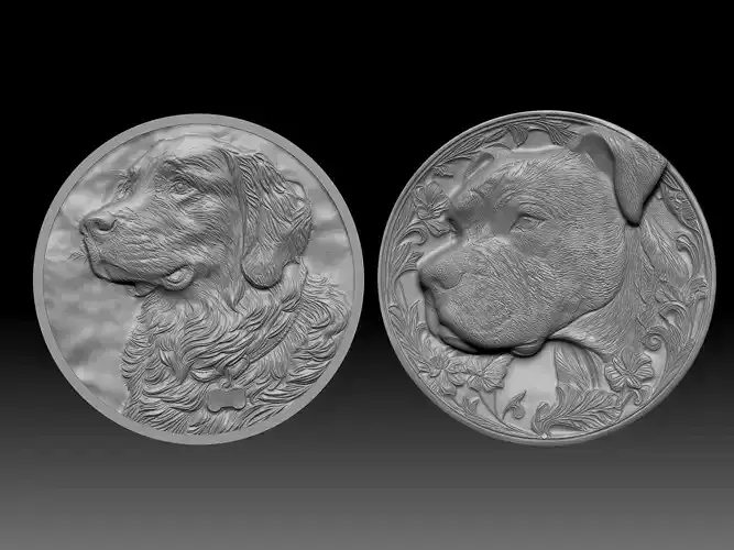 dog cnc pendant and other decorations