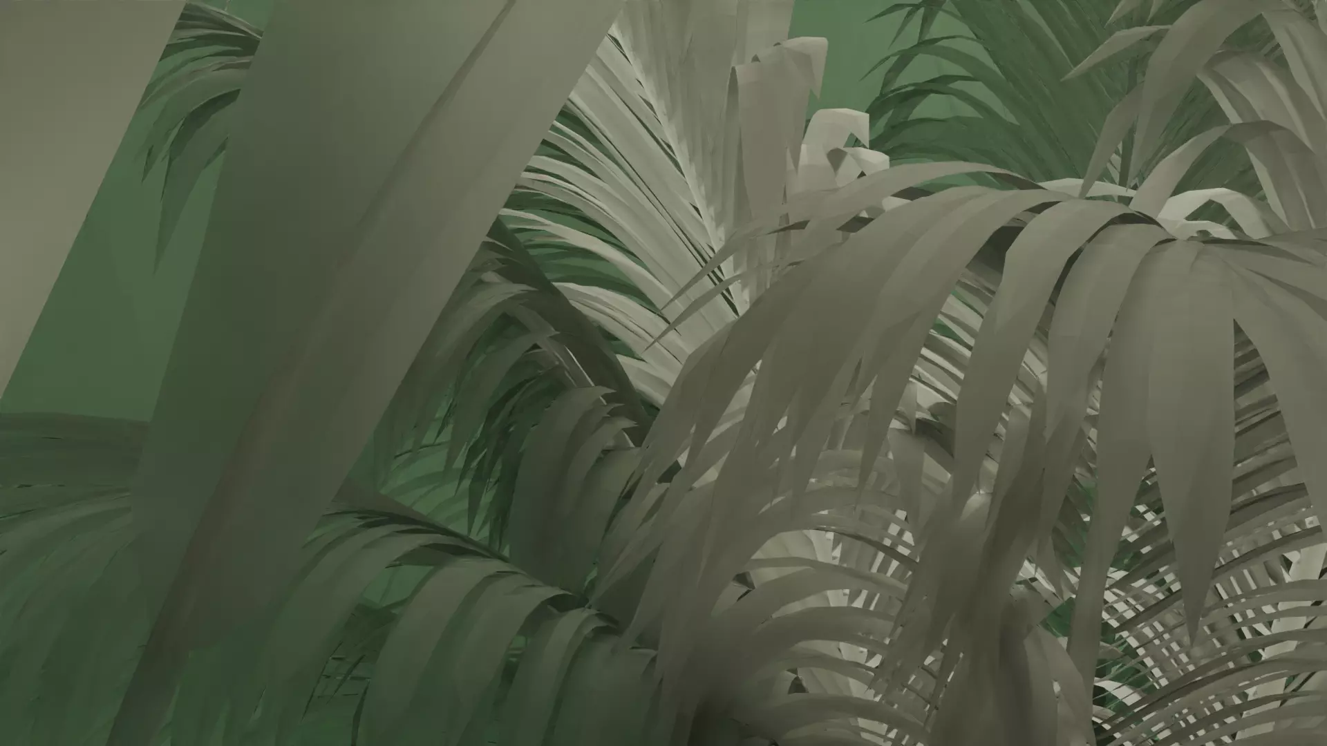 Garden Indoor - Game Ready 3D Model Low-poly 3D model_4