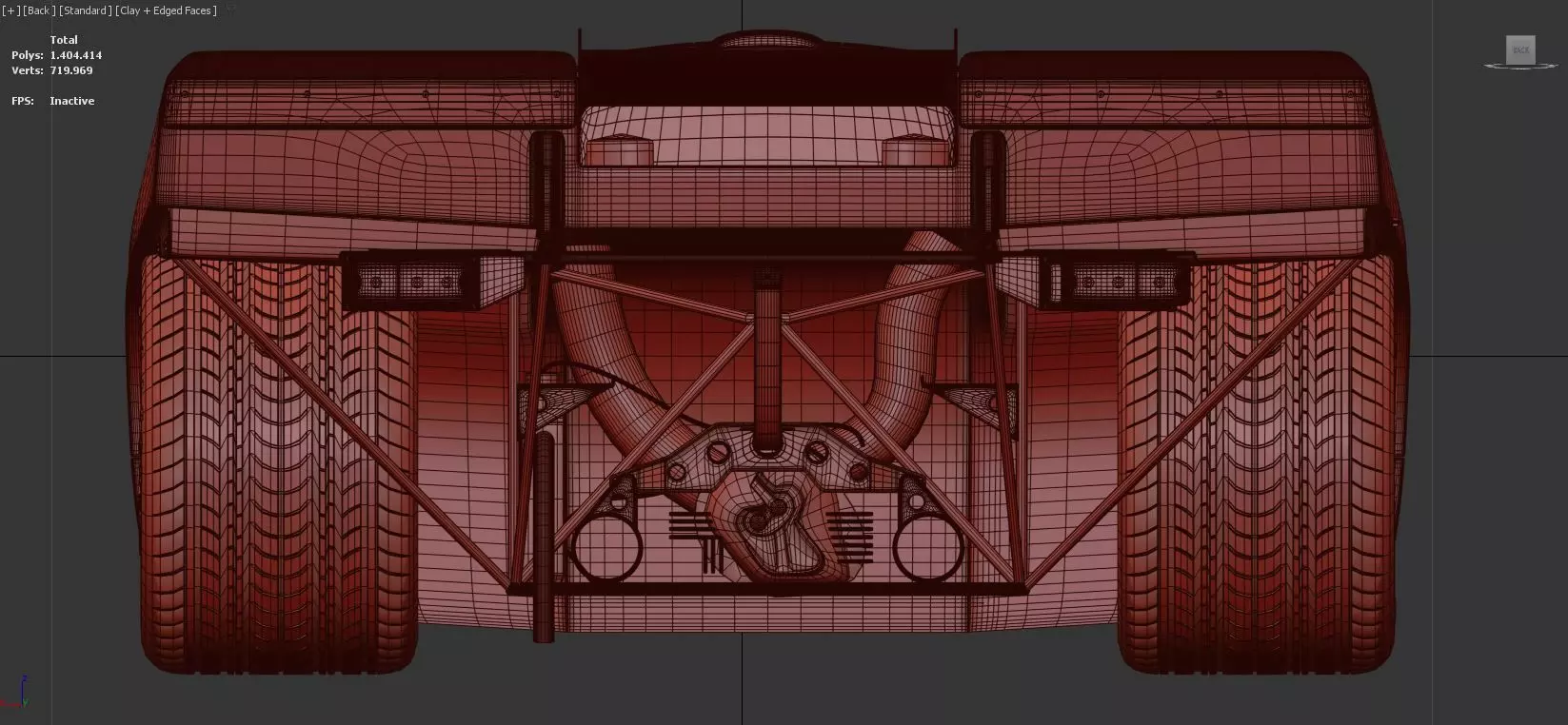 Porsche 917K 22 Gulf - 24h Le Mans 1970 3D model_19
