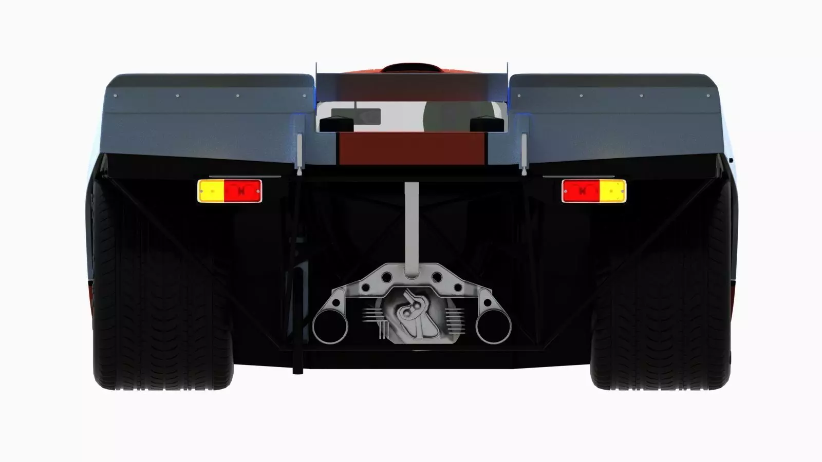 Porsche 917K 22 Gulf - 24h Le Mans 1970 3D model_13