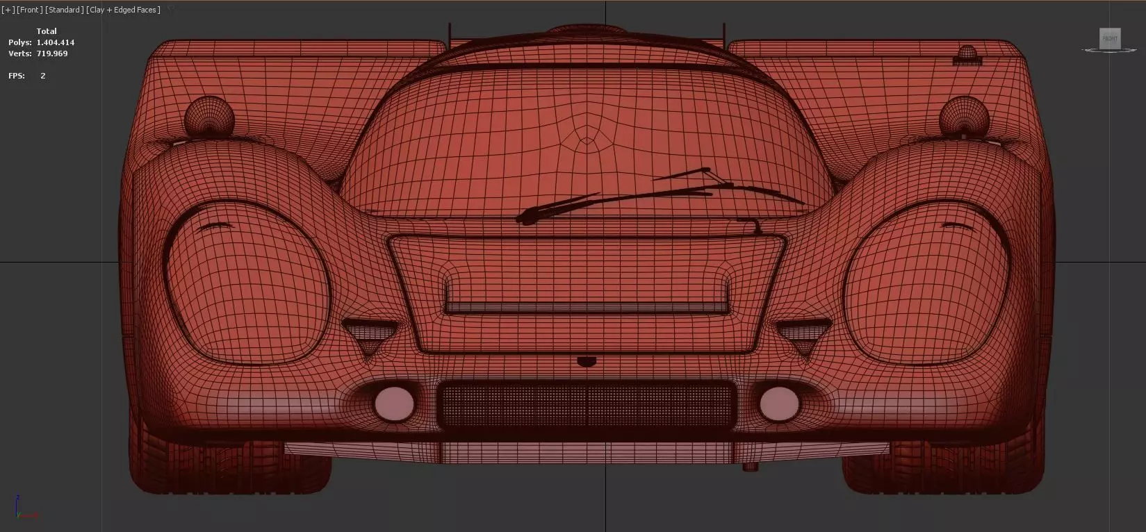 Porsche 917K 22 Gulf - 24h Le Mans 1970 3D model_18