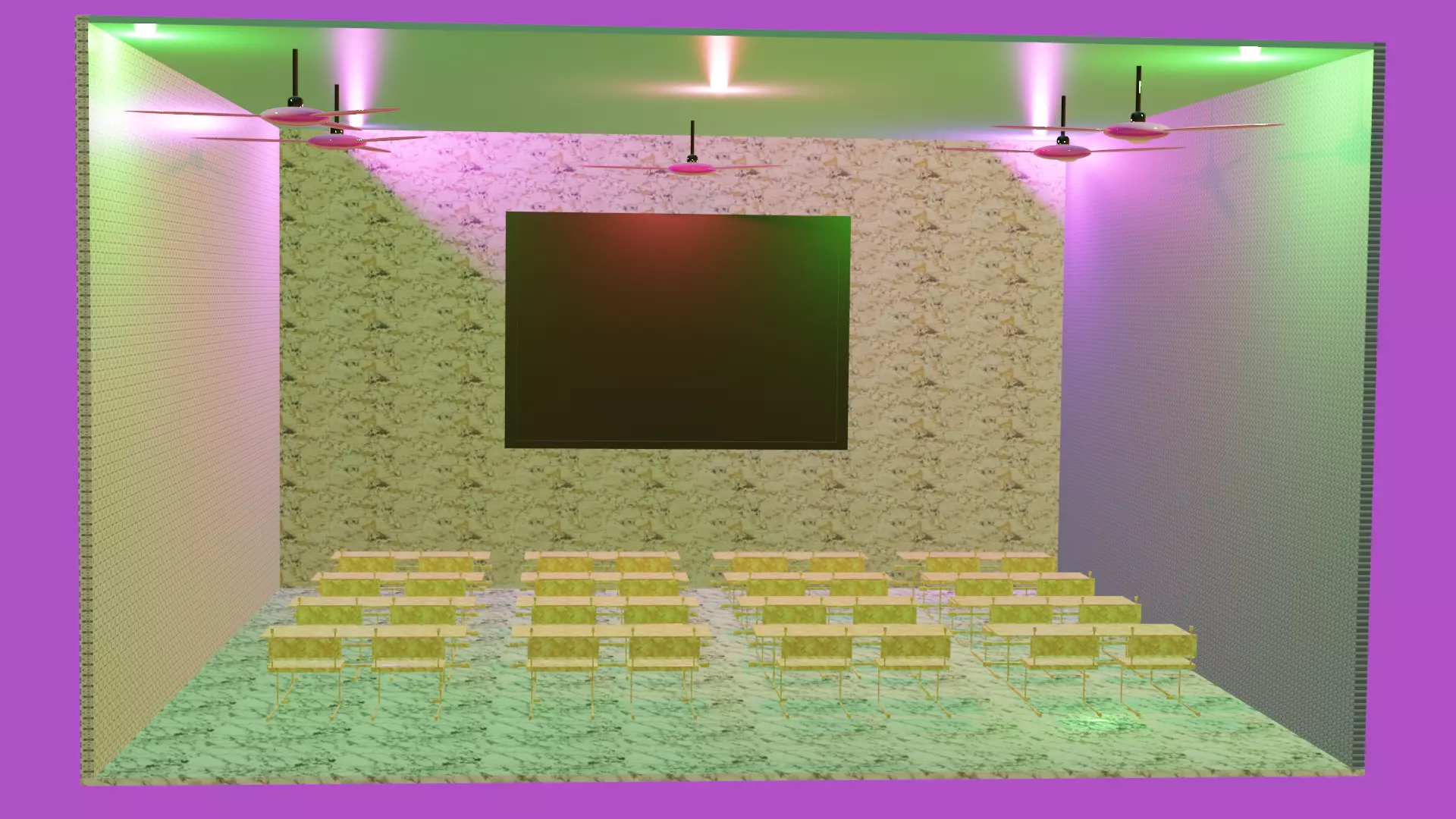 Classroom 3D Model 3D model_3