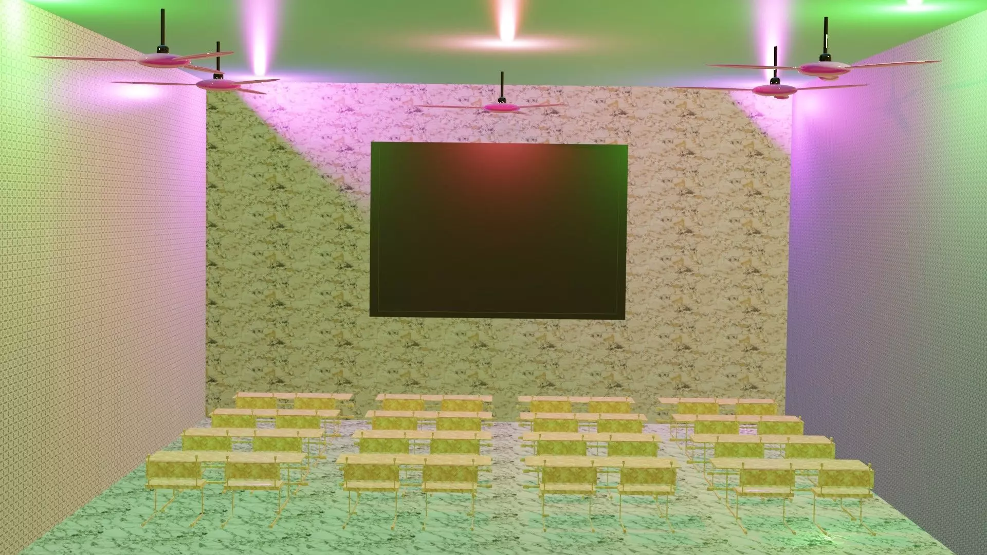 Classroom 3D Model 3D model_1