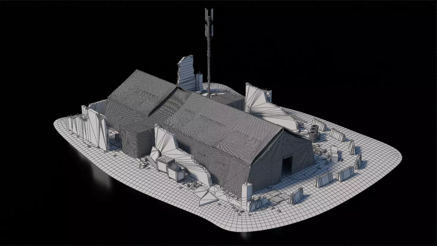 Warzone - HQ Tent 3D model_7
