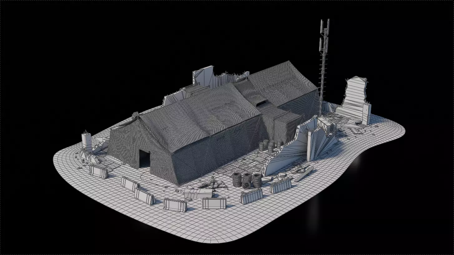 Warzone - HQ Tent 3D model_4