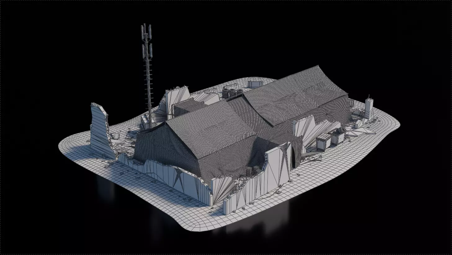 Warzone - HQ Tent 3D model_5