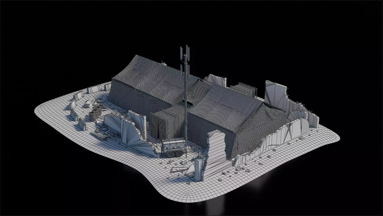 Warzone - HQ Tent 3D model_6