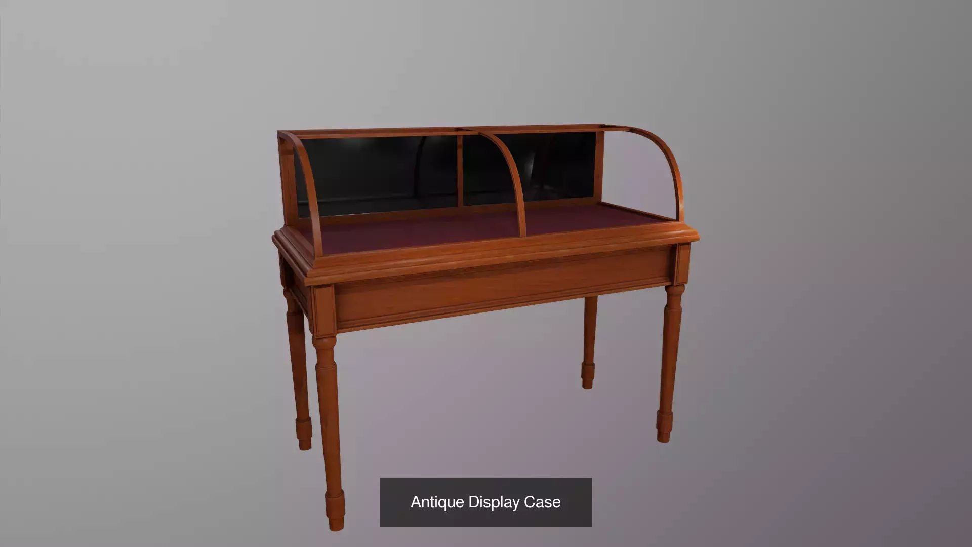 Antique Display Cases 3D Model Collection_2