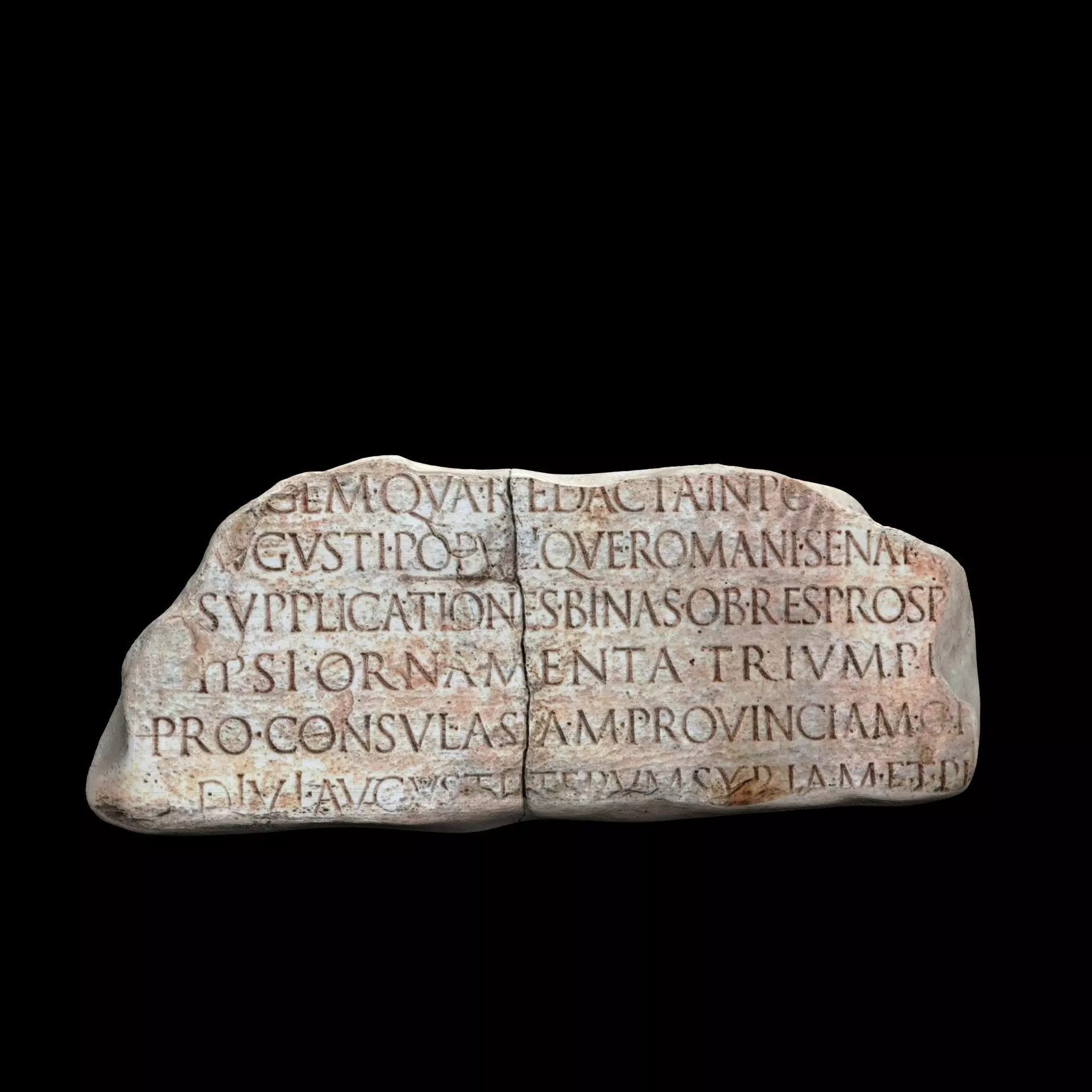 Lapis Tiburtinus Inscription  3D print model_6