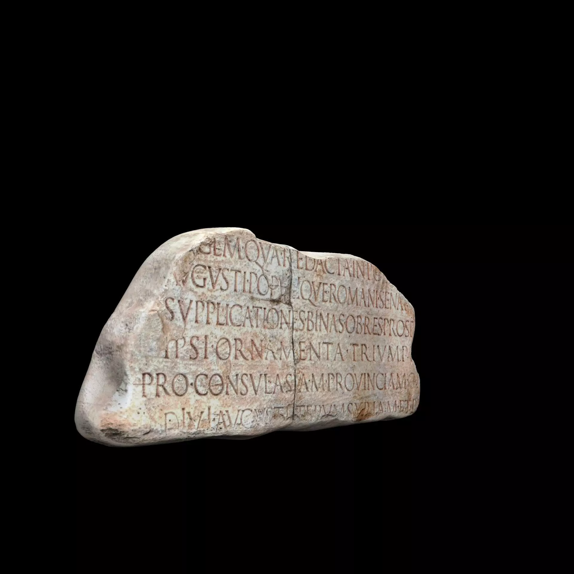 Lapis Tiburtinus Inscription  3D print model_12