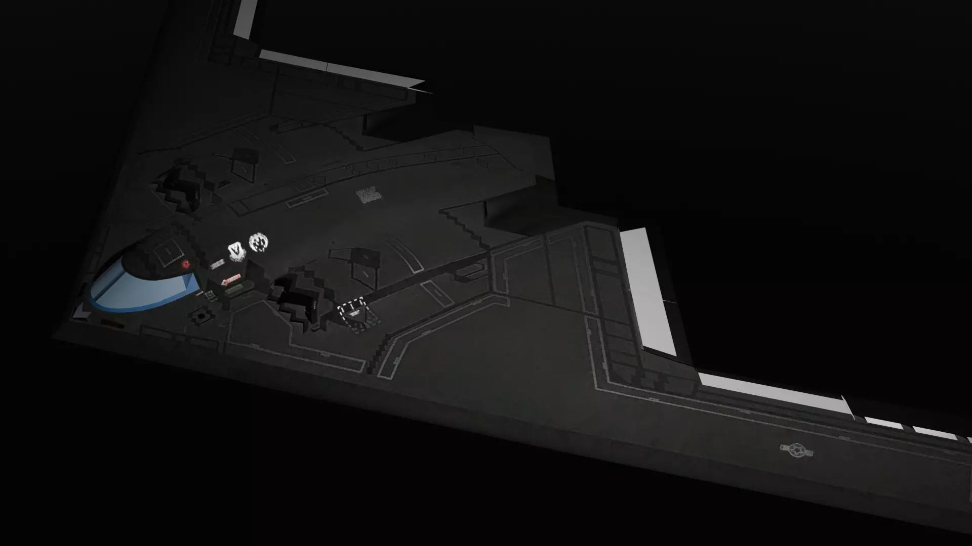 B2 Spirit Low-poly 3D model_1