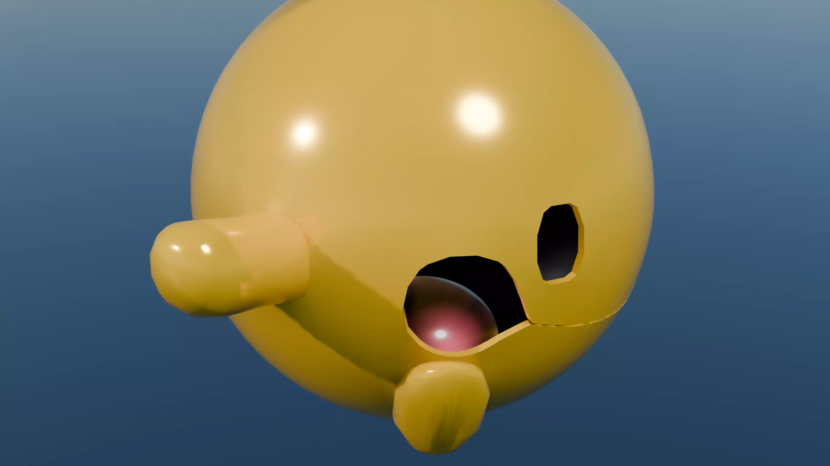 Pokemon Chingling and Shiny Version Low-poly 3D model_9