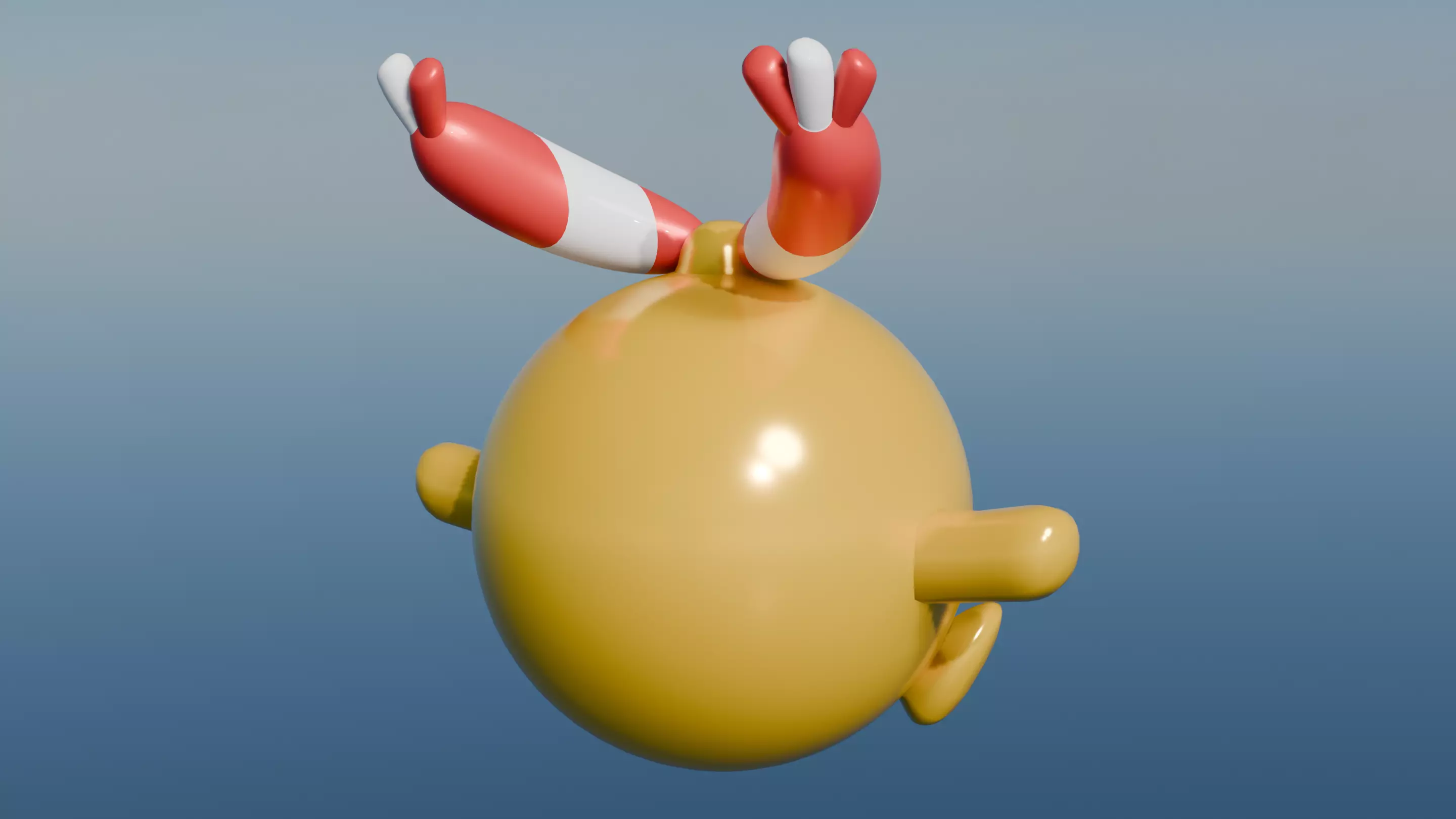 Pokemon Chingling and Shiny Version Low-poly 3D model_5