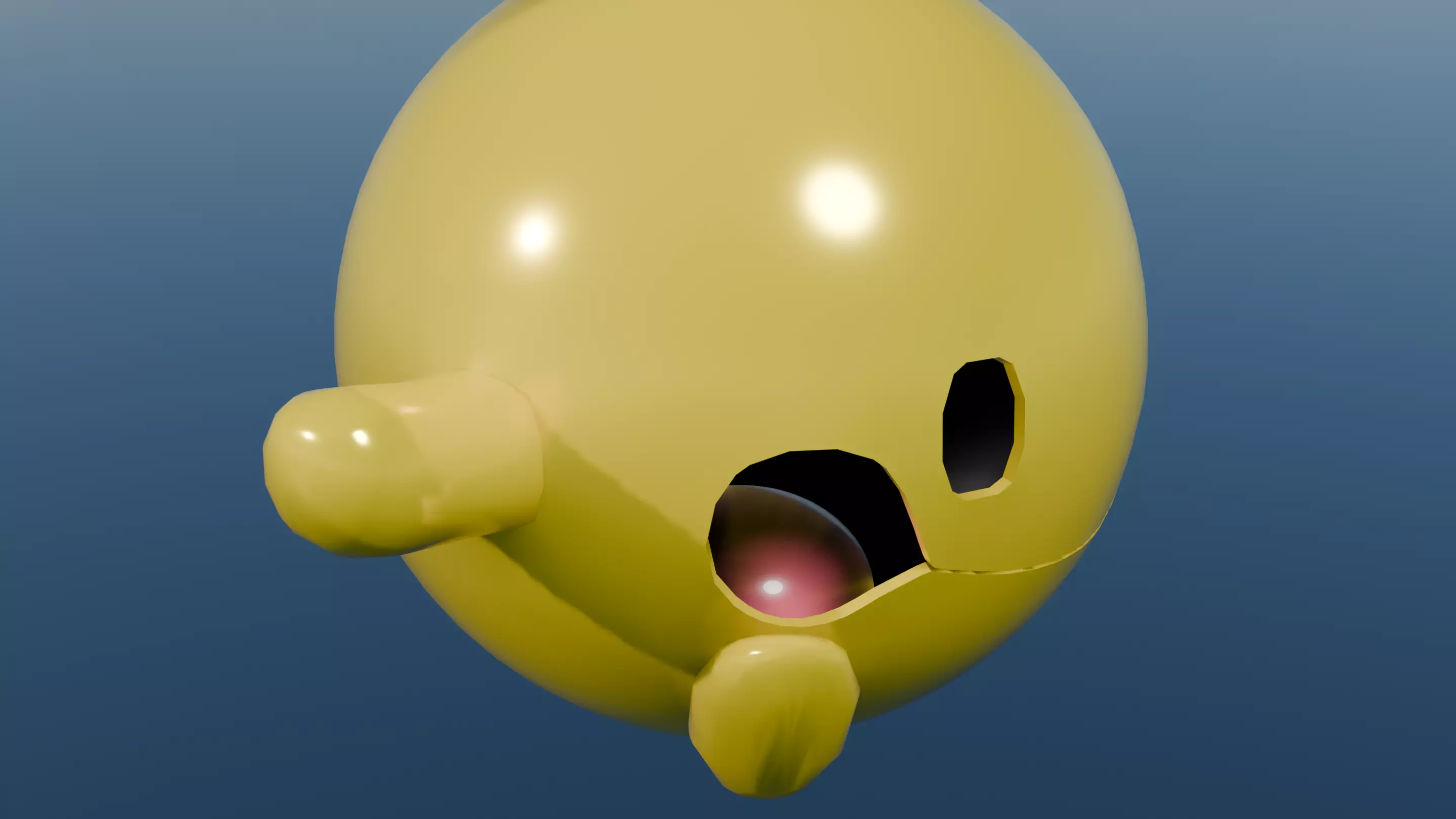 Pokemon Chingling and Shiny Version Low-poly 3D model_10