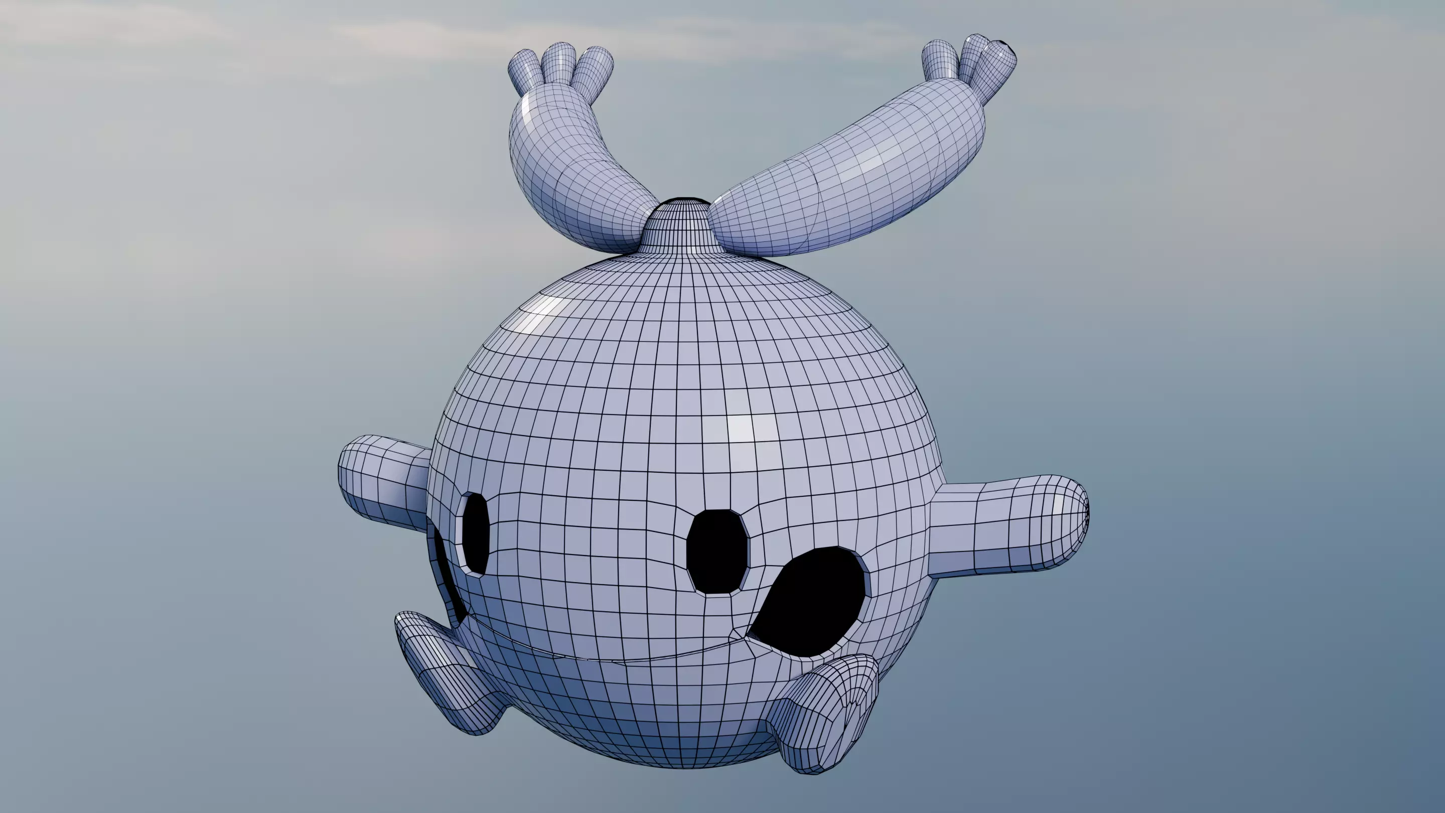 Pokemon Chingling and Shiny Version Low-poly 3D model_4
