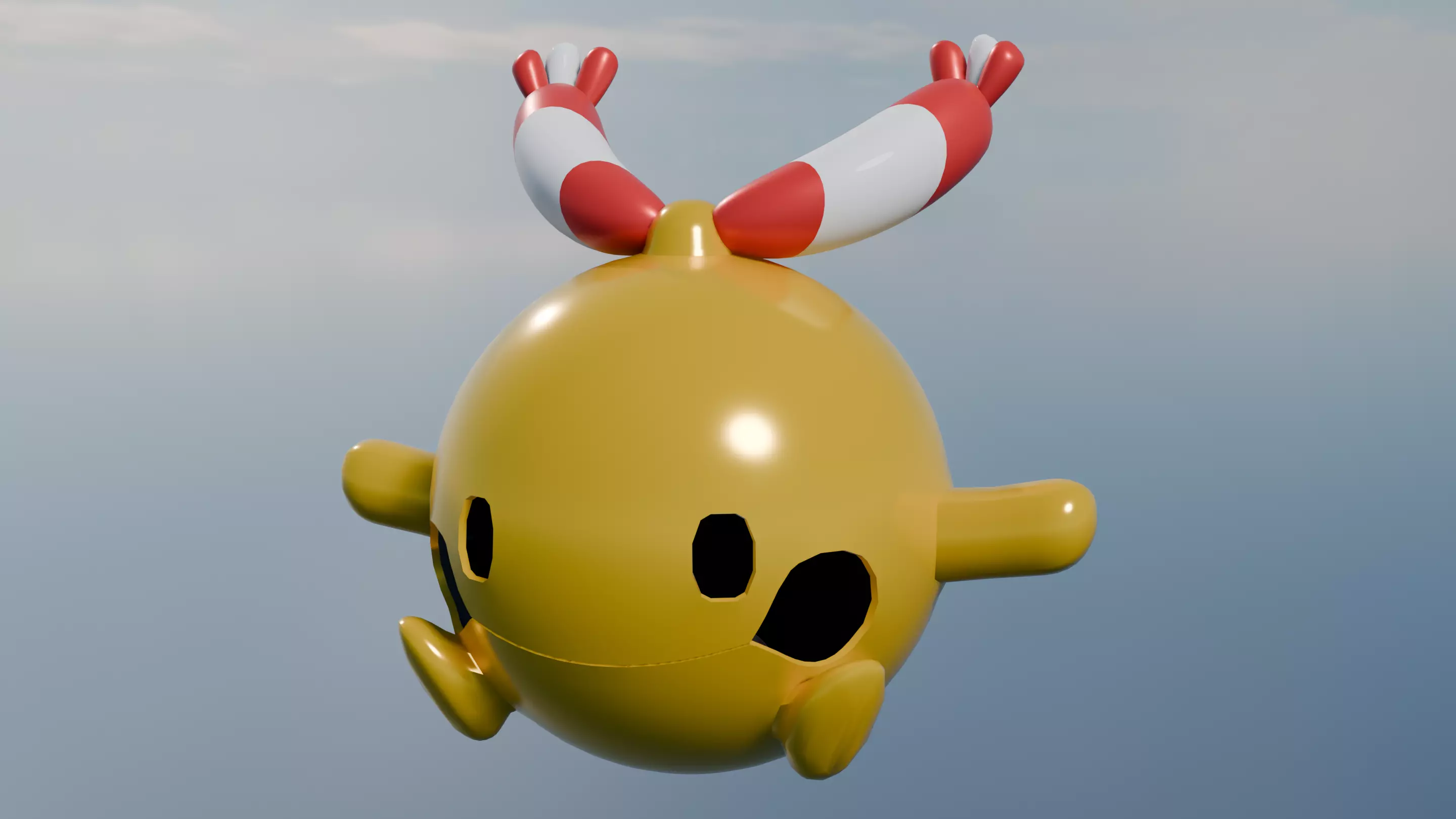 Pokemon Chingling and Shiny Version Low-poly 3D model_1