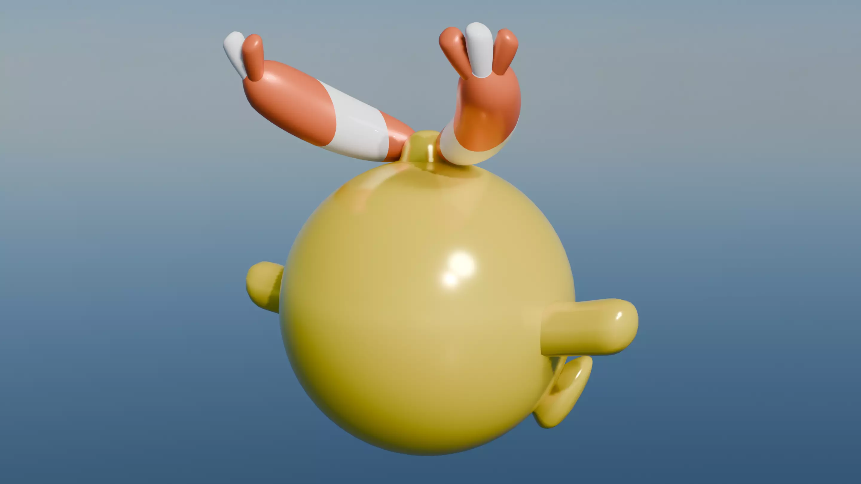 Pokemon Chingling and Shiny Version Low-poly 3D model_6