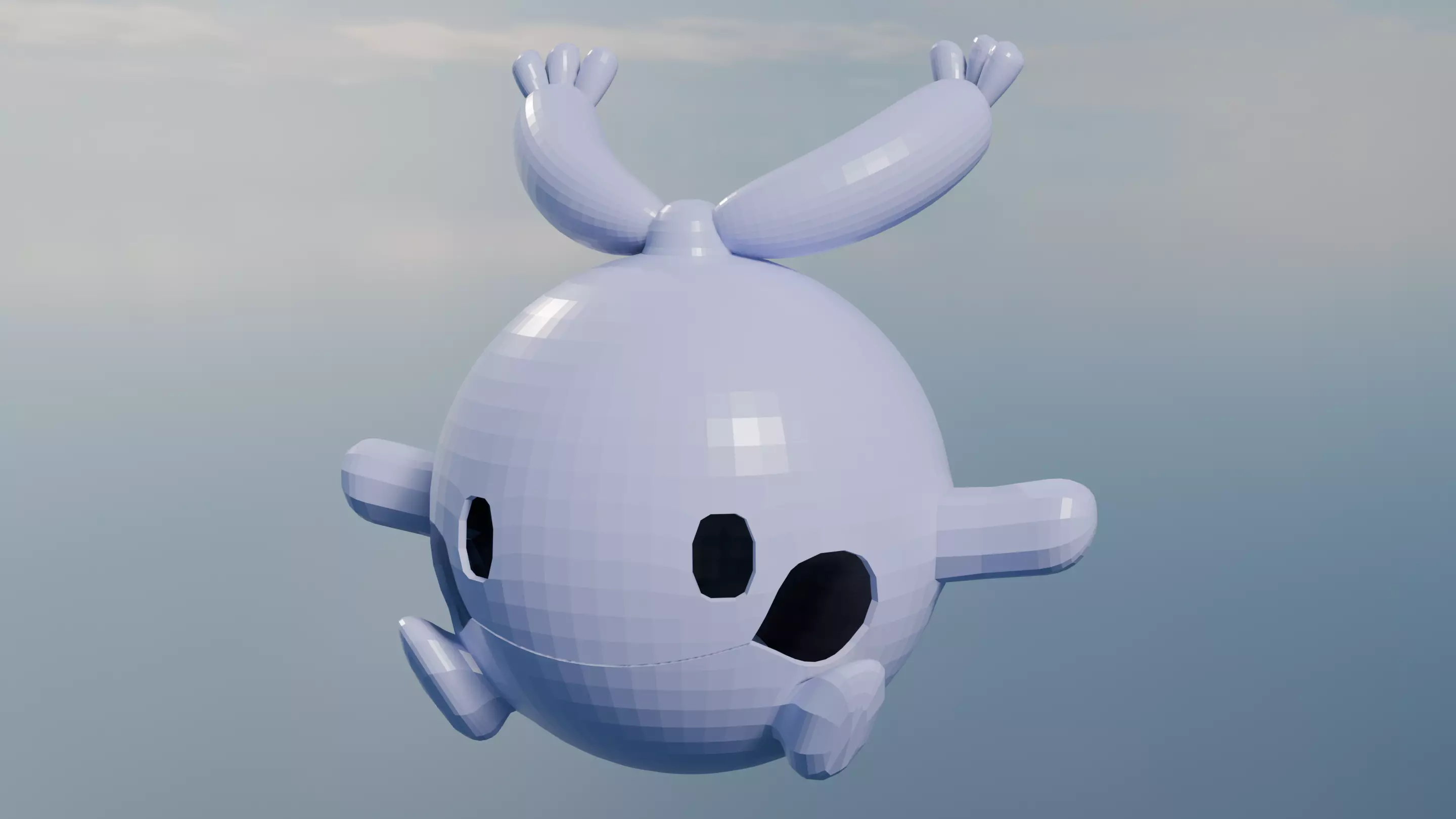 Pokemon Chingling and Shiny Version Low-poly 3D model_3