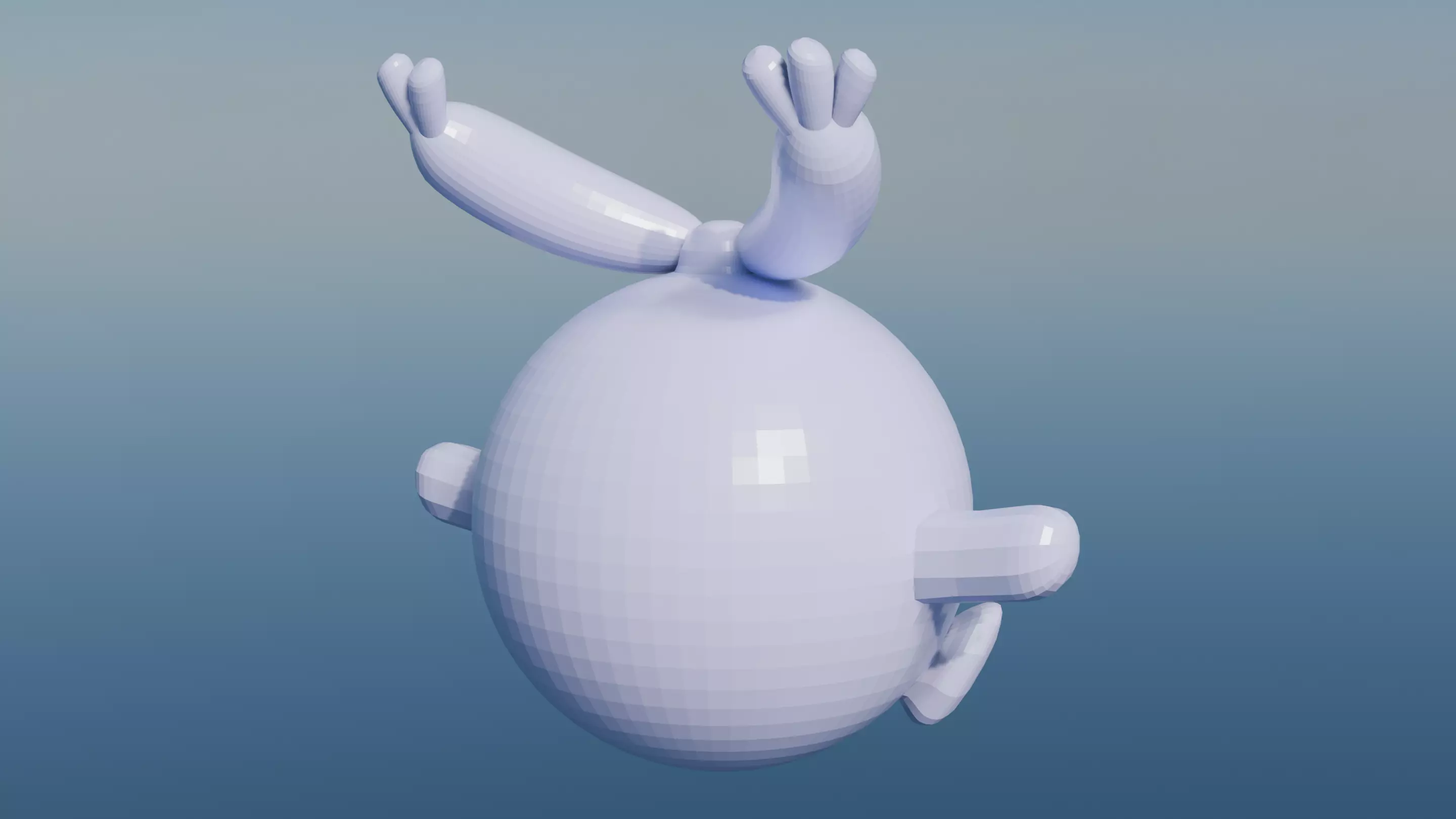 Pokemon Chingling and Shiny Version Low-poly 3D model_7