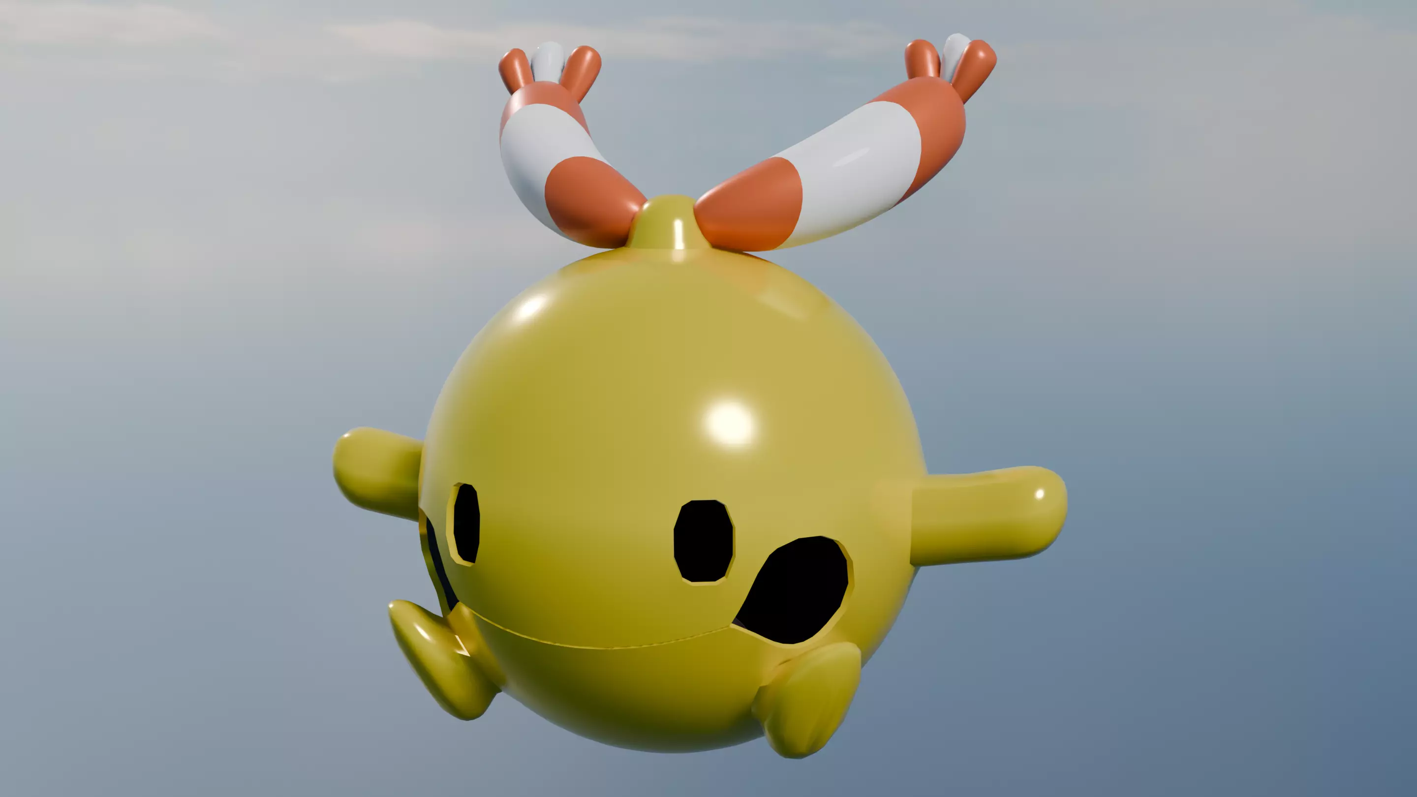 Pokemon Chingling and Shiny Version Low-poly 3D model_2