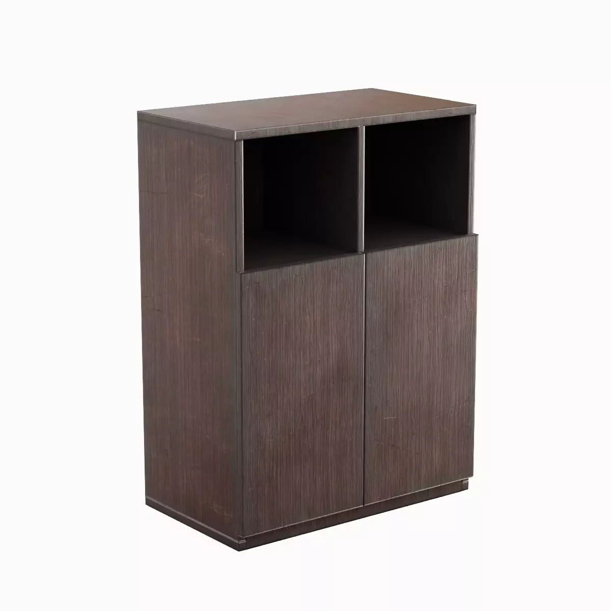 Simple Bookcase B 01 Low-poly 3D model_0